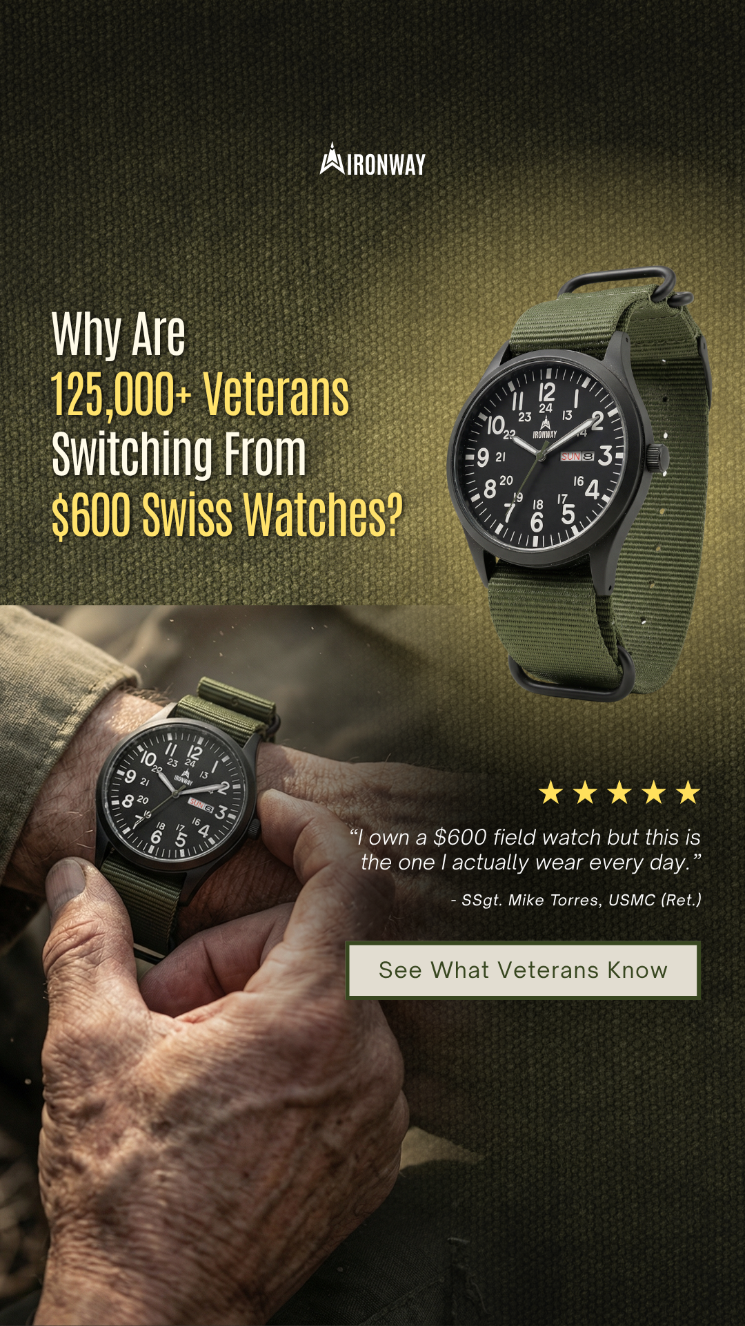 The Veteran Community Facebook ad