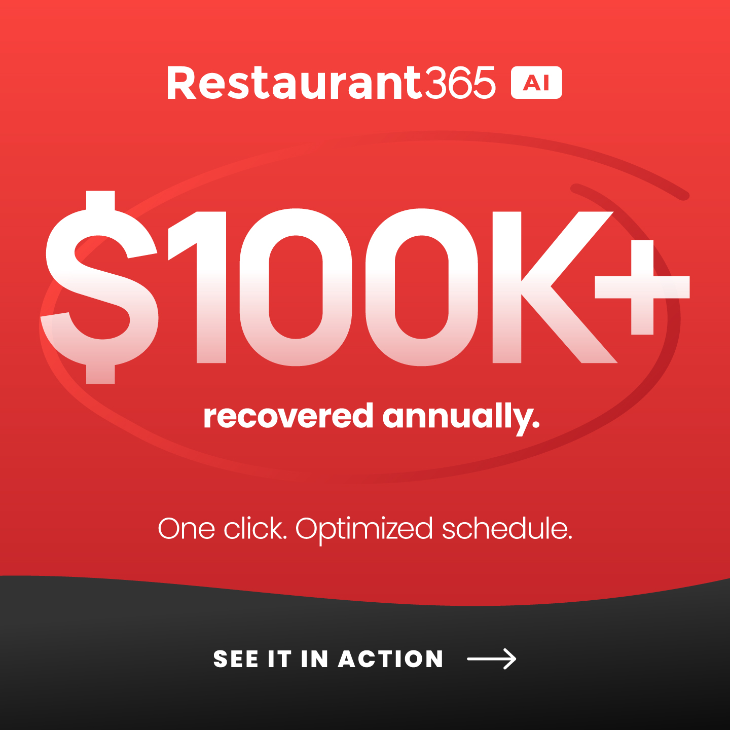 Restaurant365 Facebook ad