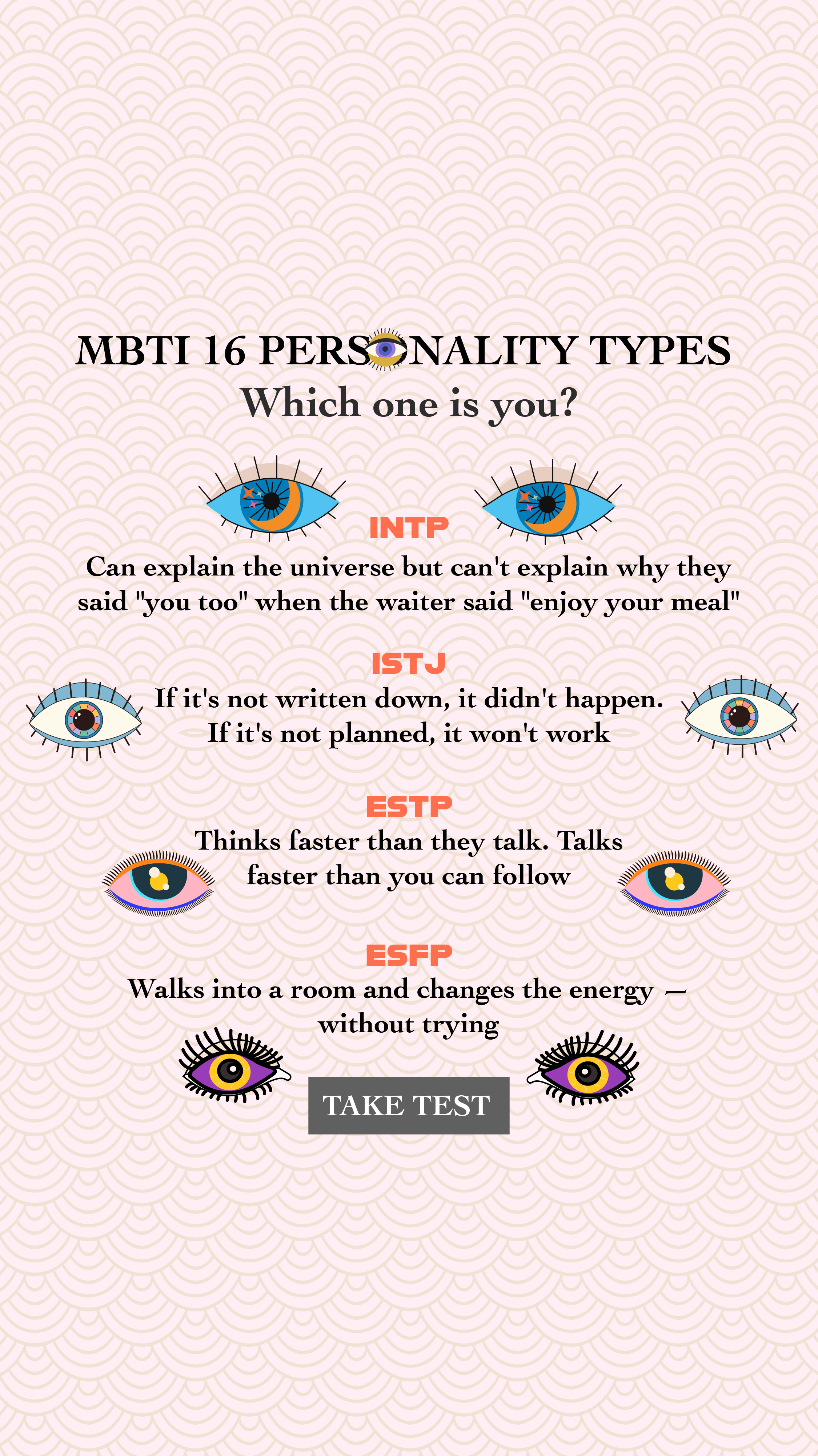 Personality Type Facebook ad