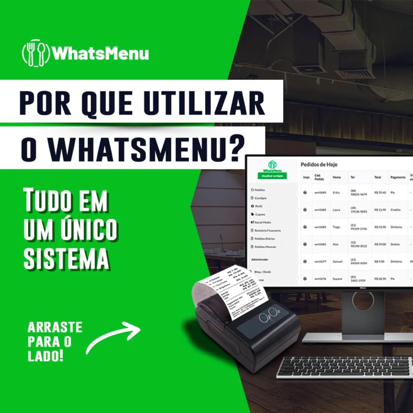 Gestor de Pedidos Facebook ad: Chega de complicação: com o WhatsMenu, você resolve…