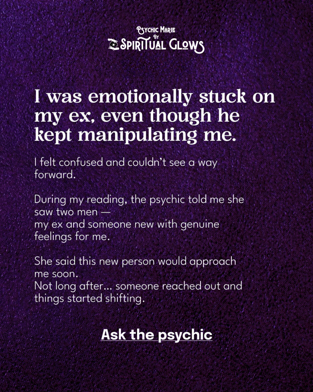 Spiritual Glows Facebook ad