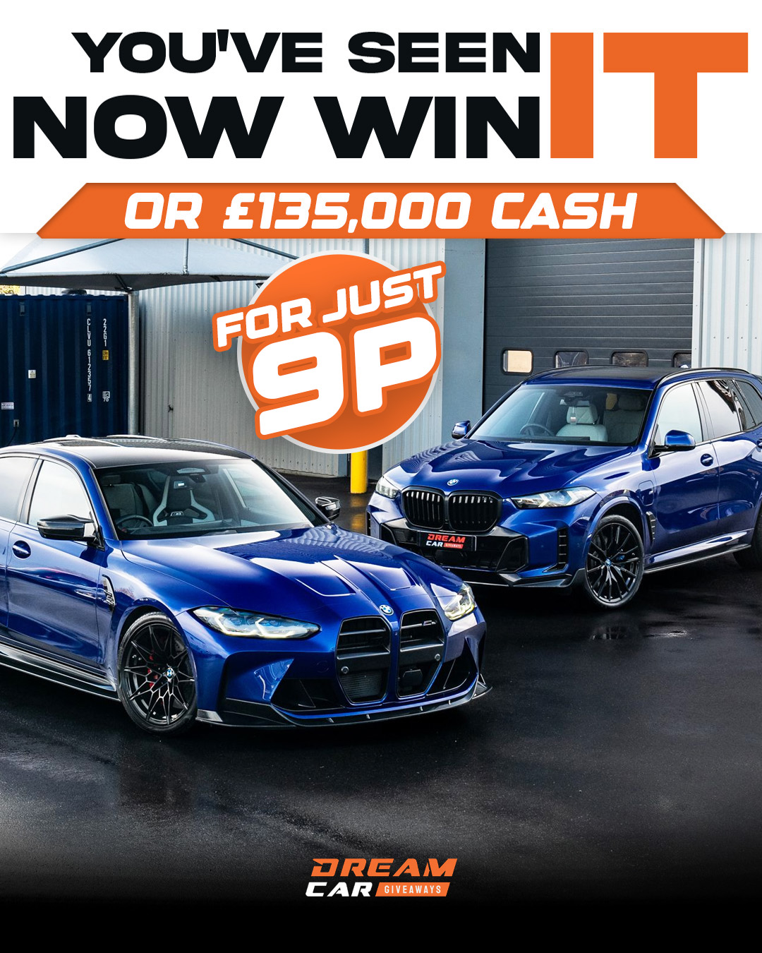 Dream Car Giveaways Facebook ad