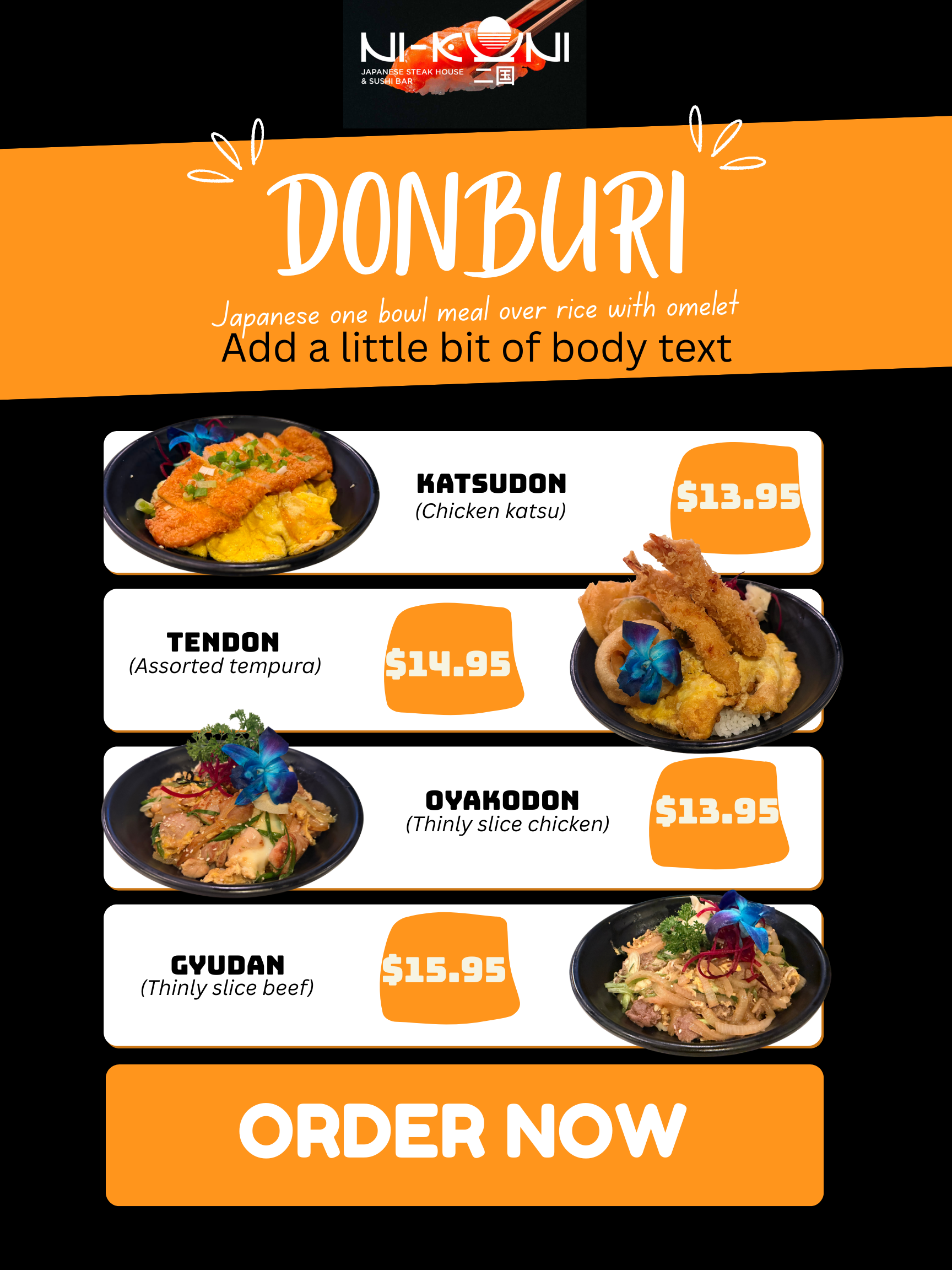 Ni Kuni Sushi & Steakhouse Facebook ad: Best Japanese Restaurant in Sedalia, MO | Ni-Kuni Japanese…