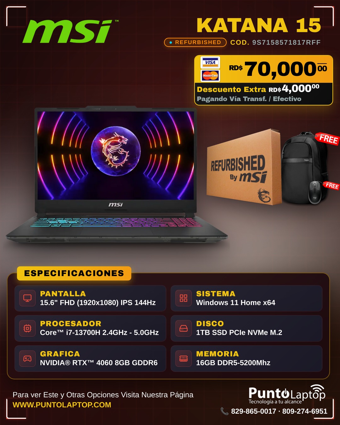 Puntolaptoprd Facebook ad: ๐๐๐๐ซ๐ญ๐๐ฌ ๐๐ ๐๐๐ฉ๐ญ๐จ๐ฉ๐ฌ ๐๐๐ Reciรฉn llegados.