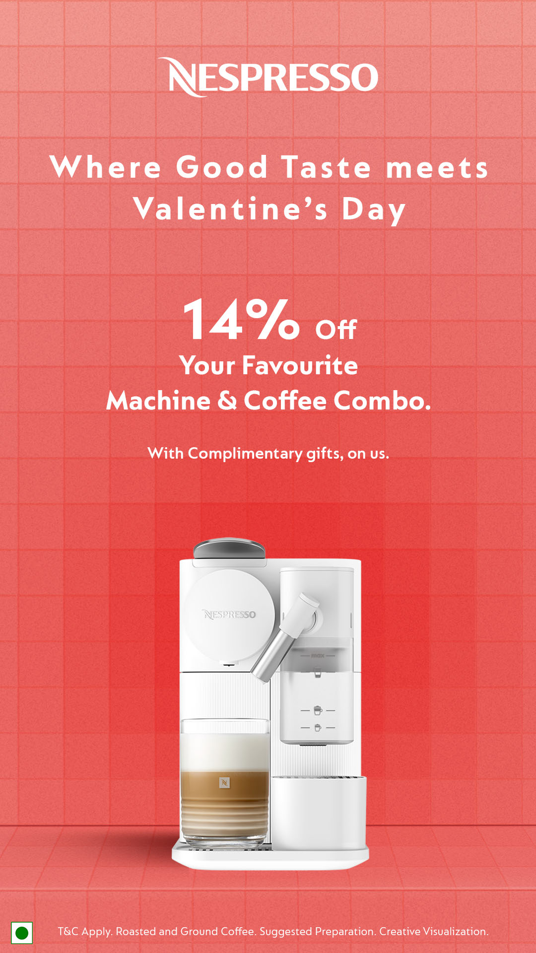 Nespresso Facebook ad