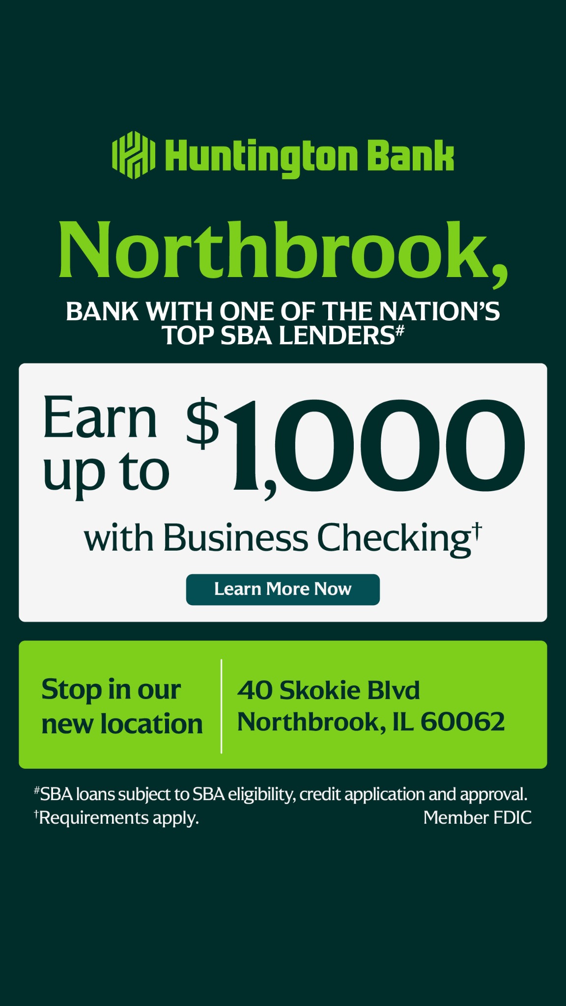 Huntington National Bank Facebook ad