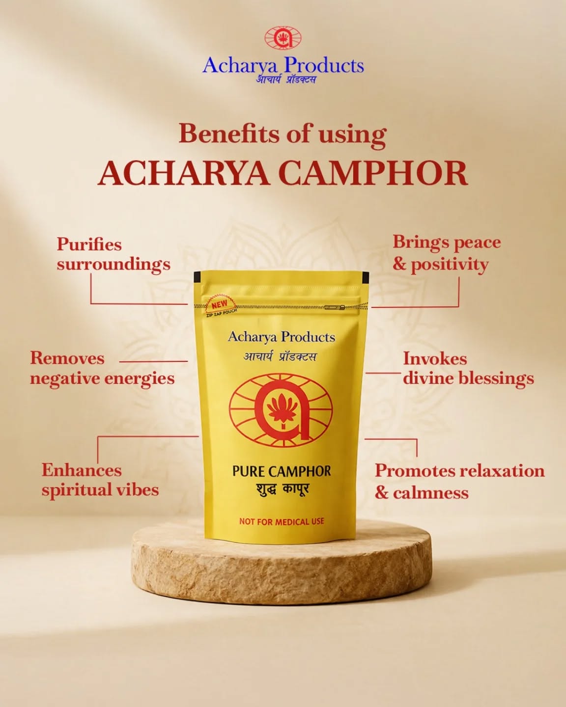 Acharya Products Facebook ad
