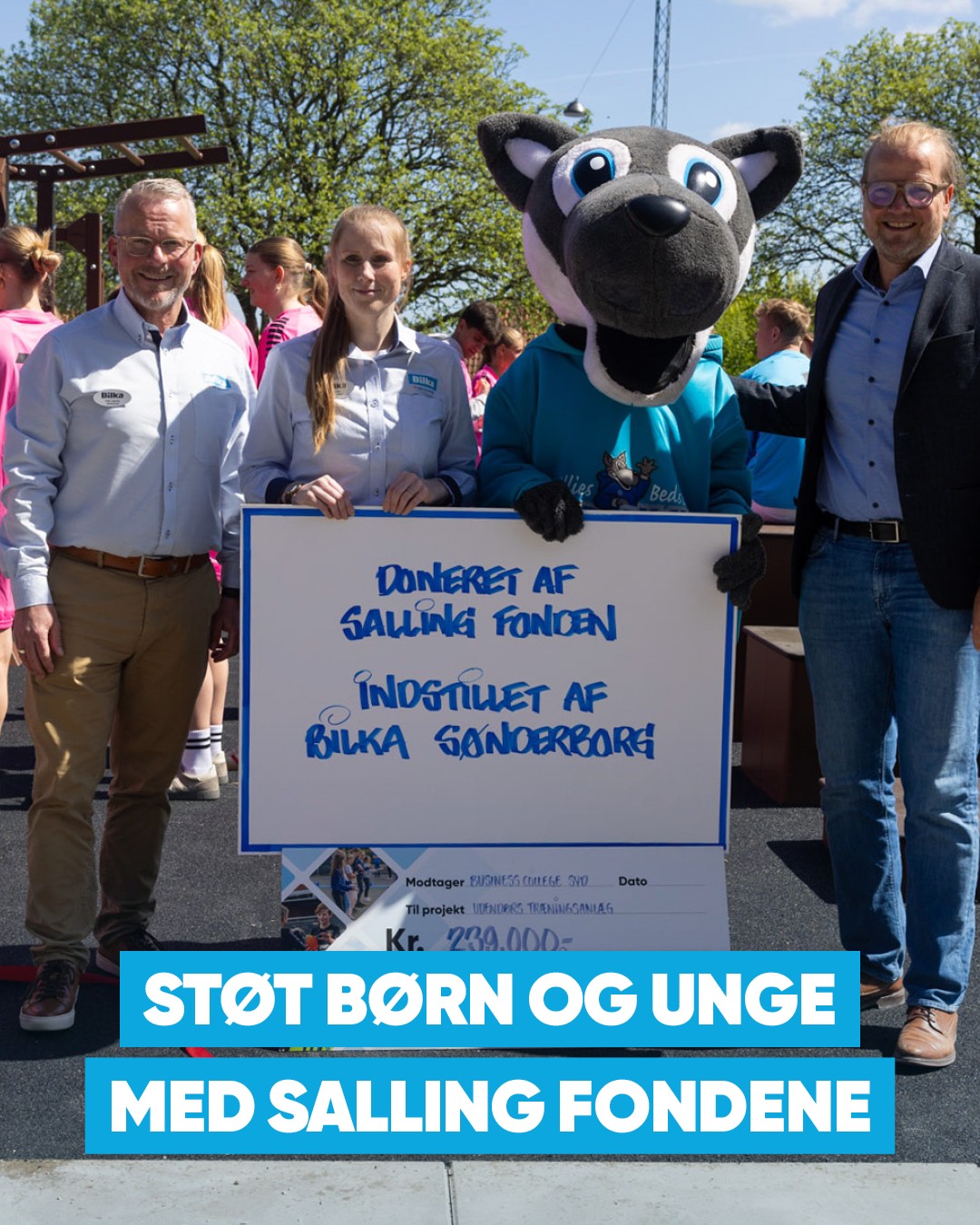 Bilka Facebook ad: Gør en forskel for børn og unge i…