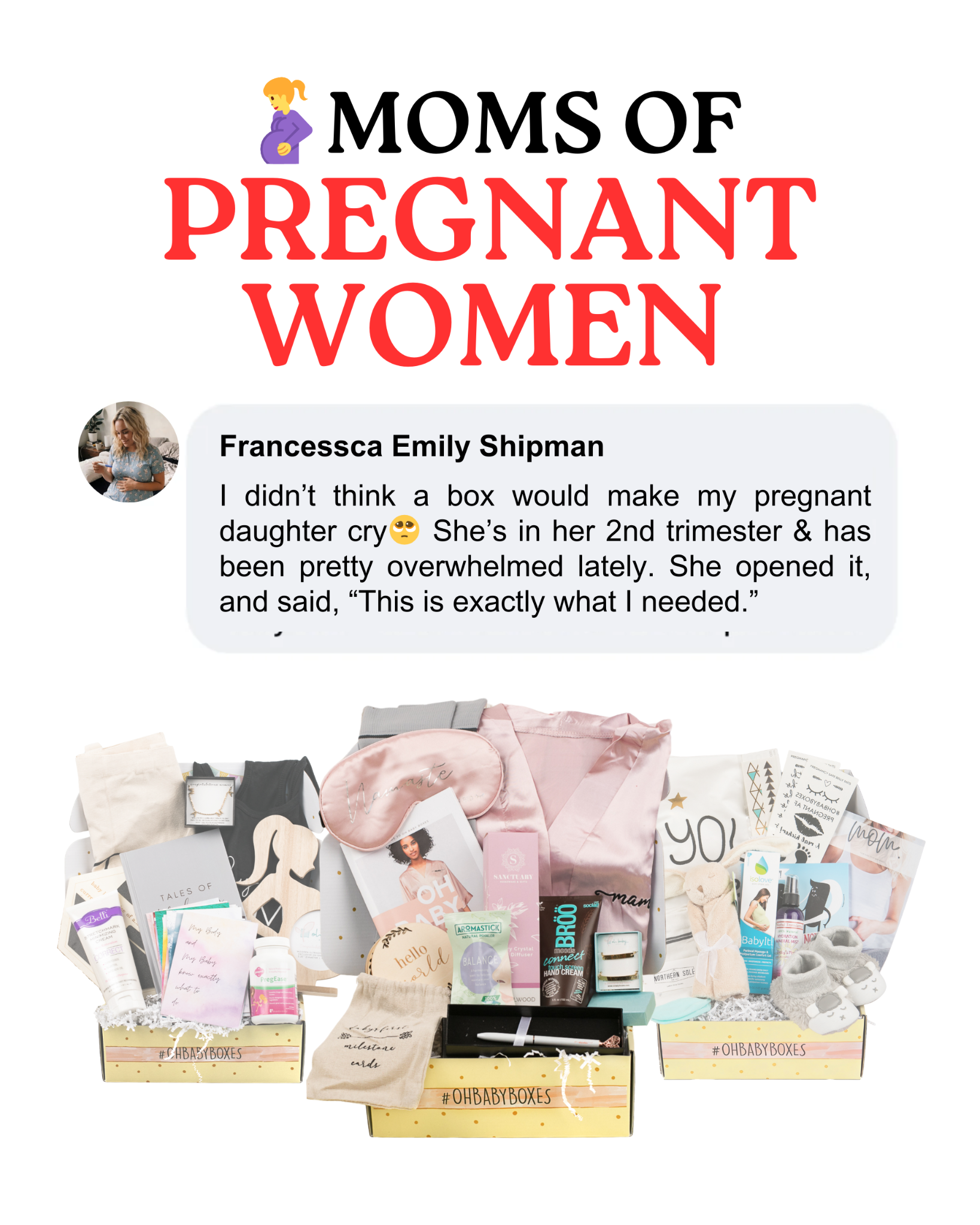 Oh Baby Boxes Facebook ad: #1 Pregnancy Box