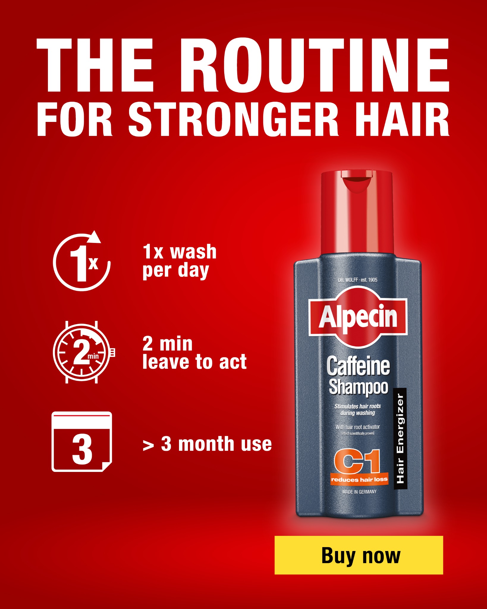 Alpecin Facebook ad