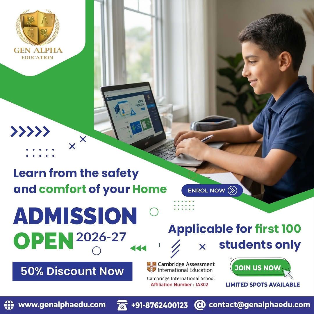 Gen Alpha Education Facebook ad: Book a Free Demo Now!