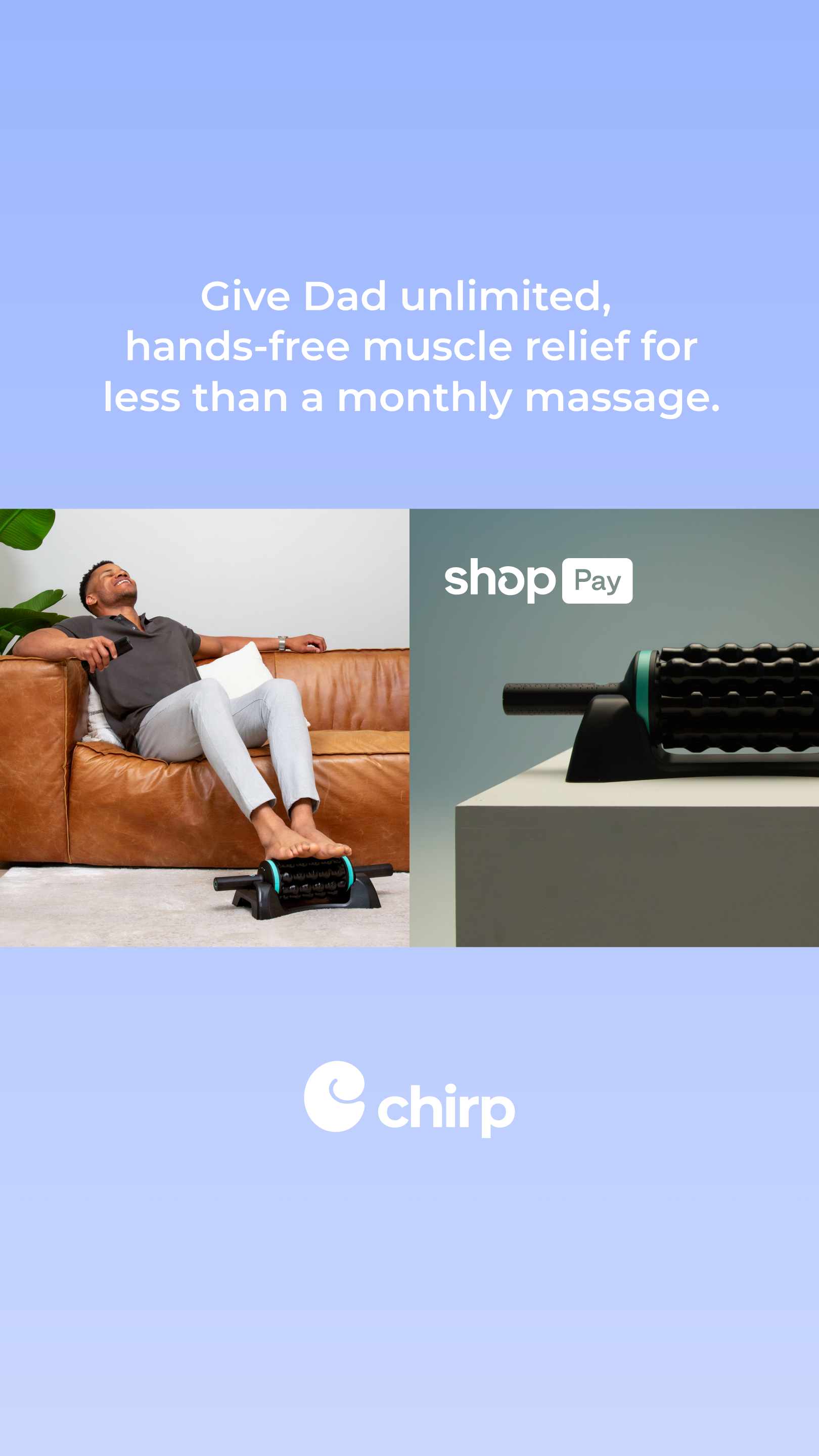 Chirp Facebook ad