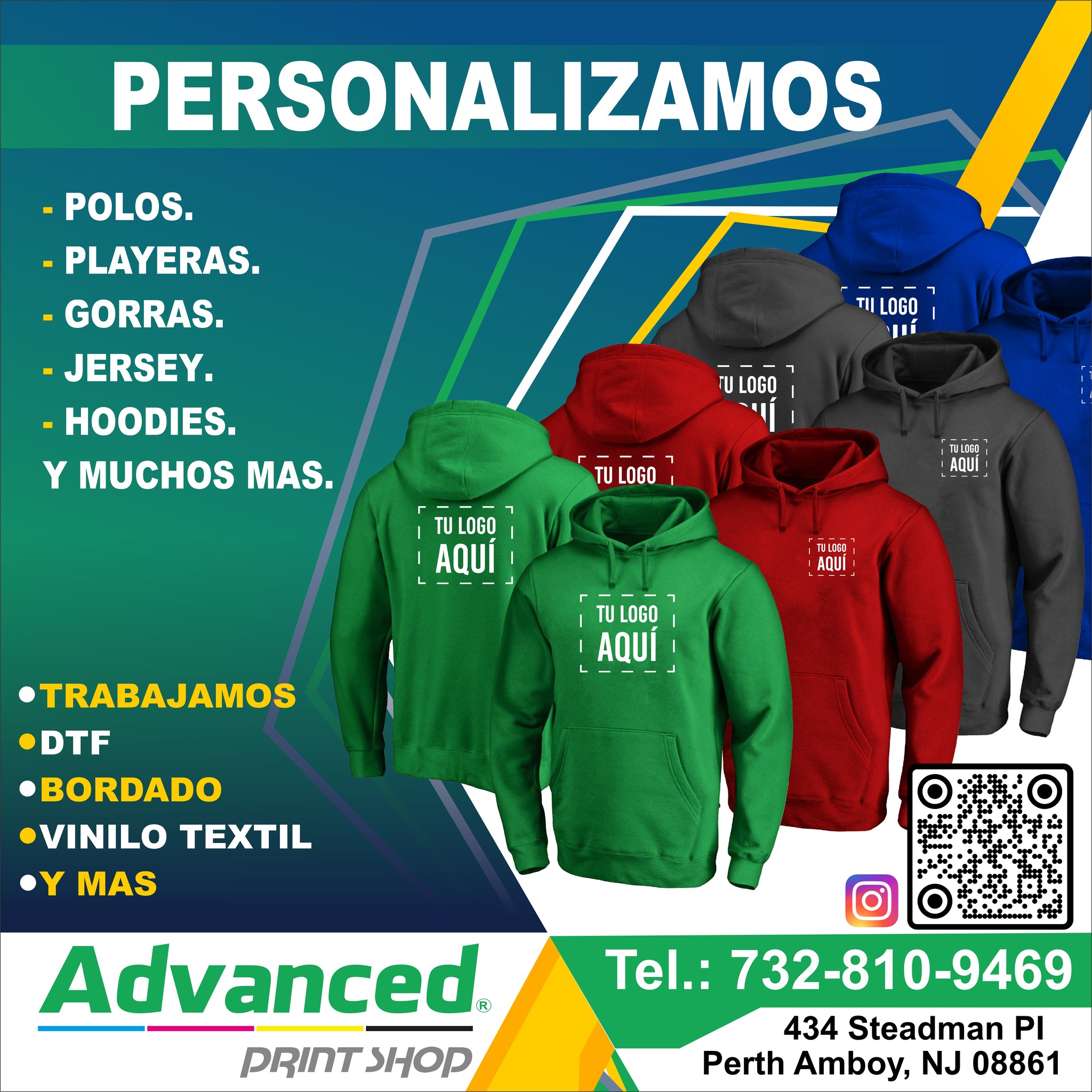 Advanced Print Shop Facebook ad: Aquí en Advanced Print Shop te ofrecemos lo…