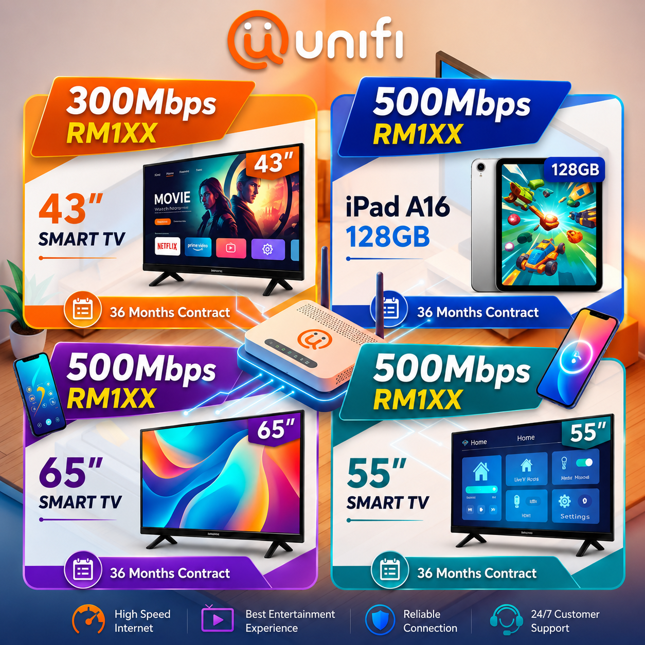 TM UNIFI Online Facebook ad