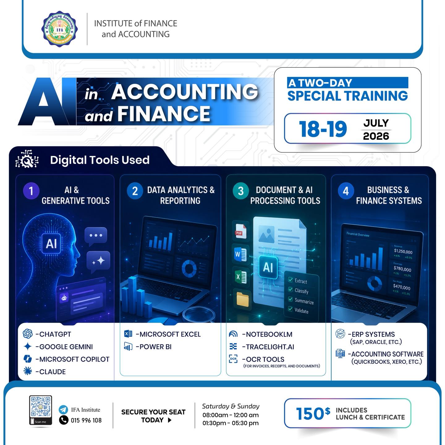 Institute of Finance and Accounting-IFA Facebook ad