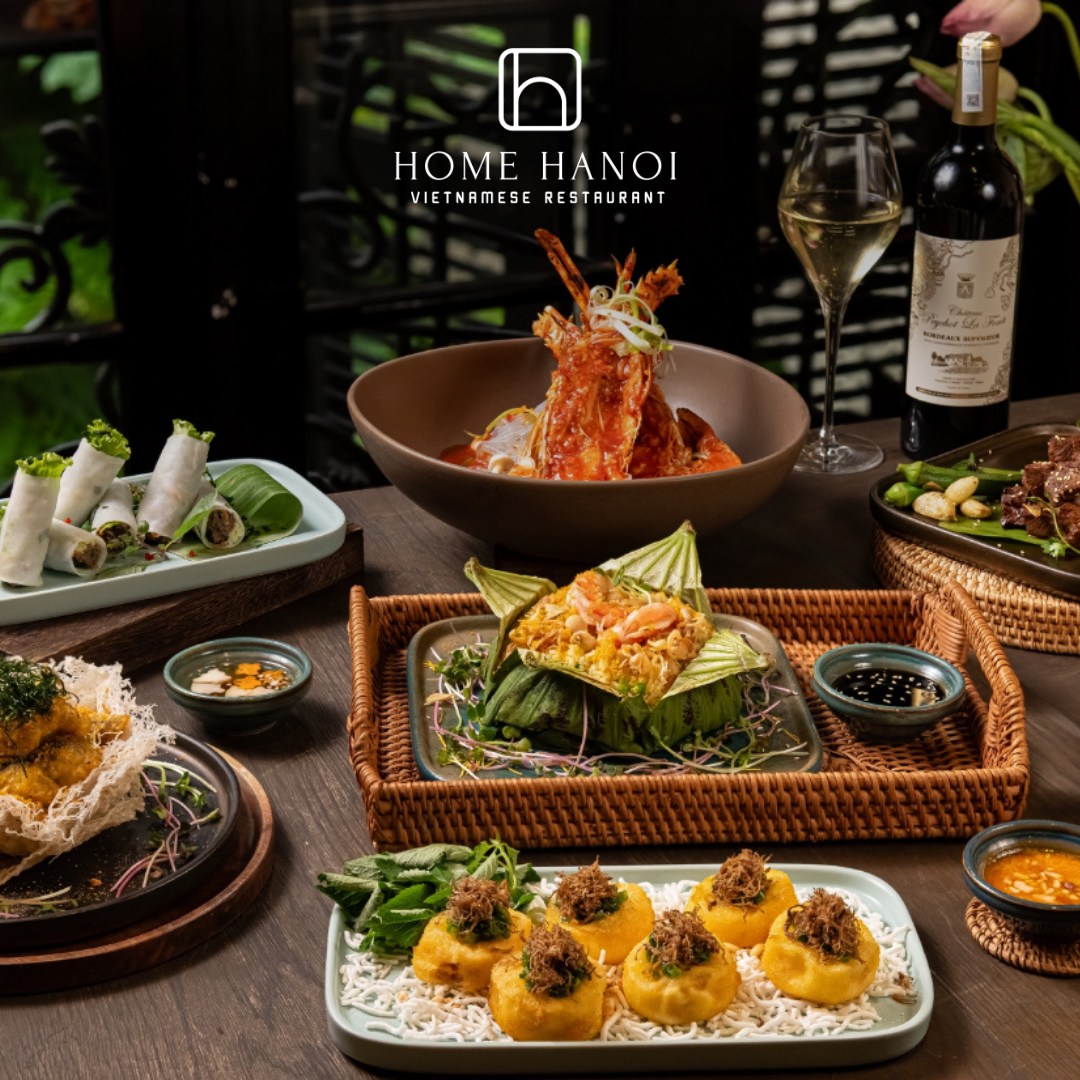HOME Hanoi - HOME Vietnamese Restaurant Facebook ad: BUSINESS LUNCH AT HOME HANOI