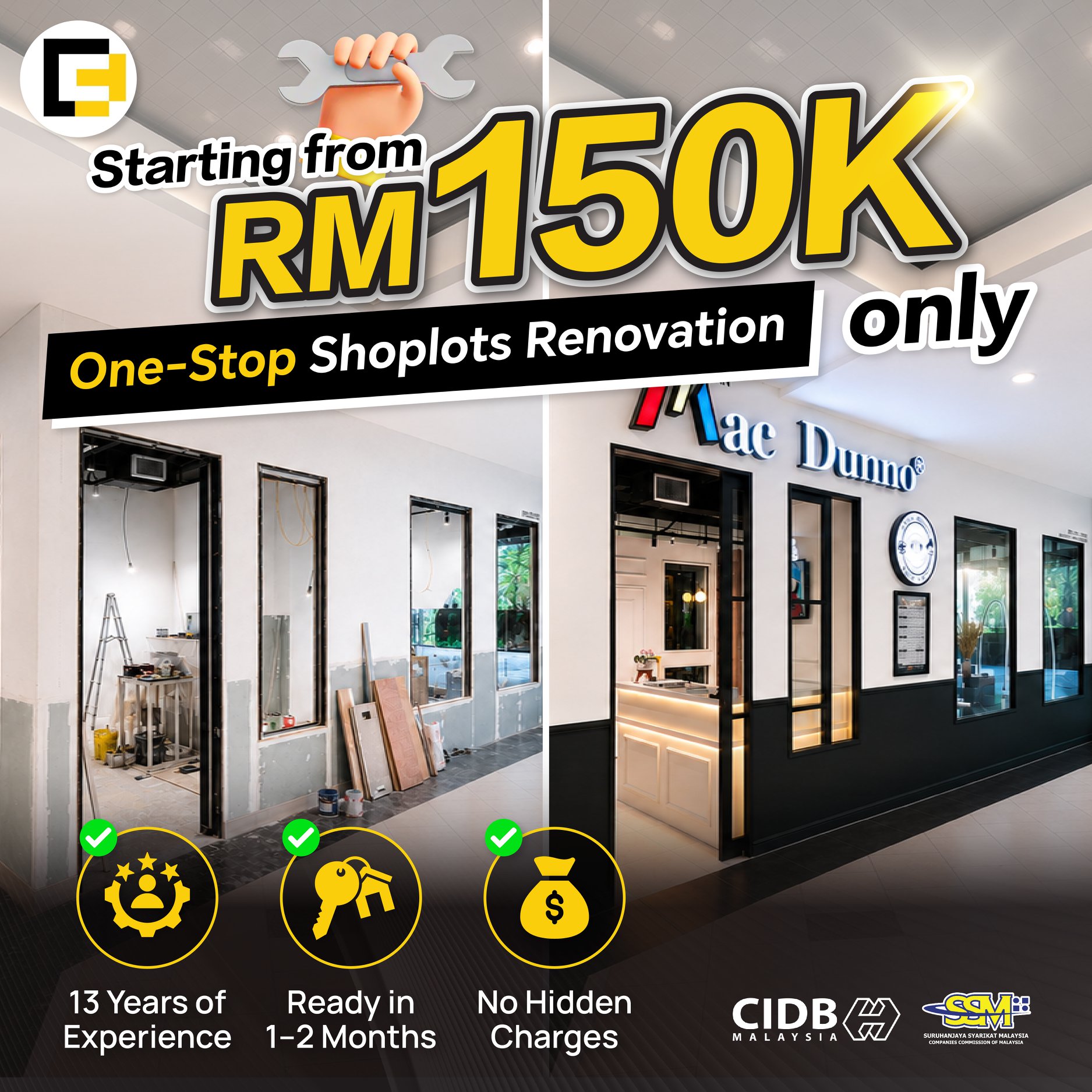 Cubox Builder Sdn Bhd Facebook ad