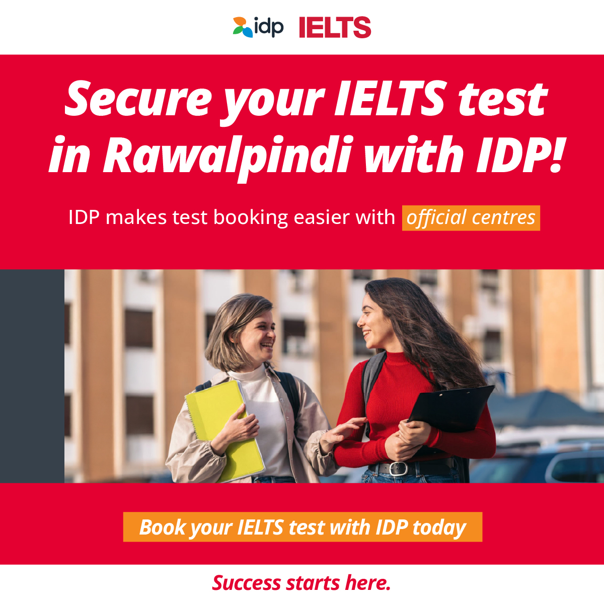 IELTS Essentials from IDP Facebook ad