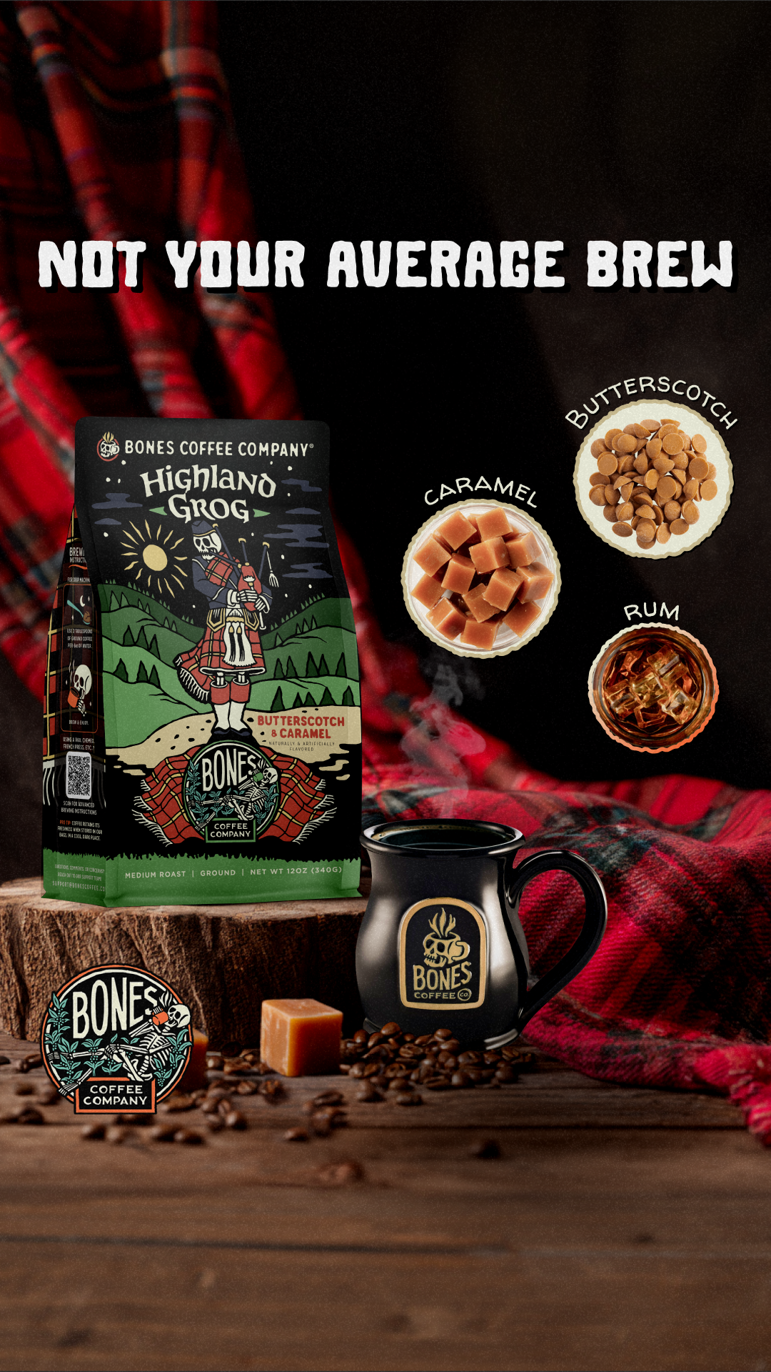 Bones Coffee Company Facebook ad