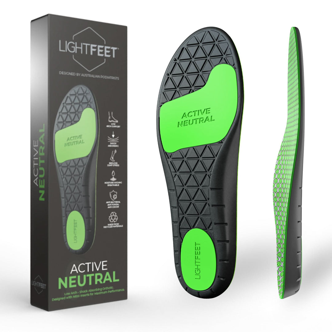 Lightfeet Facebook ad: Heel pain, aching arches and sore knees after…