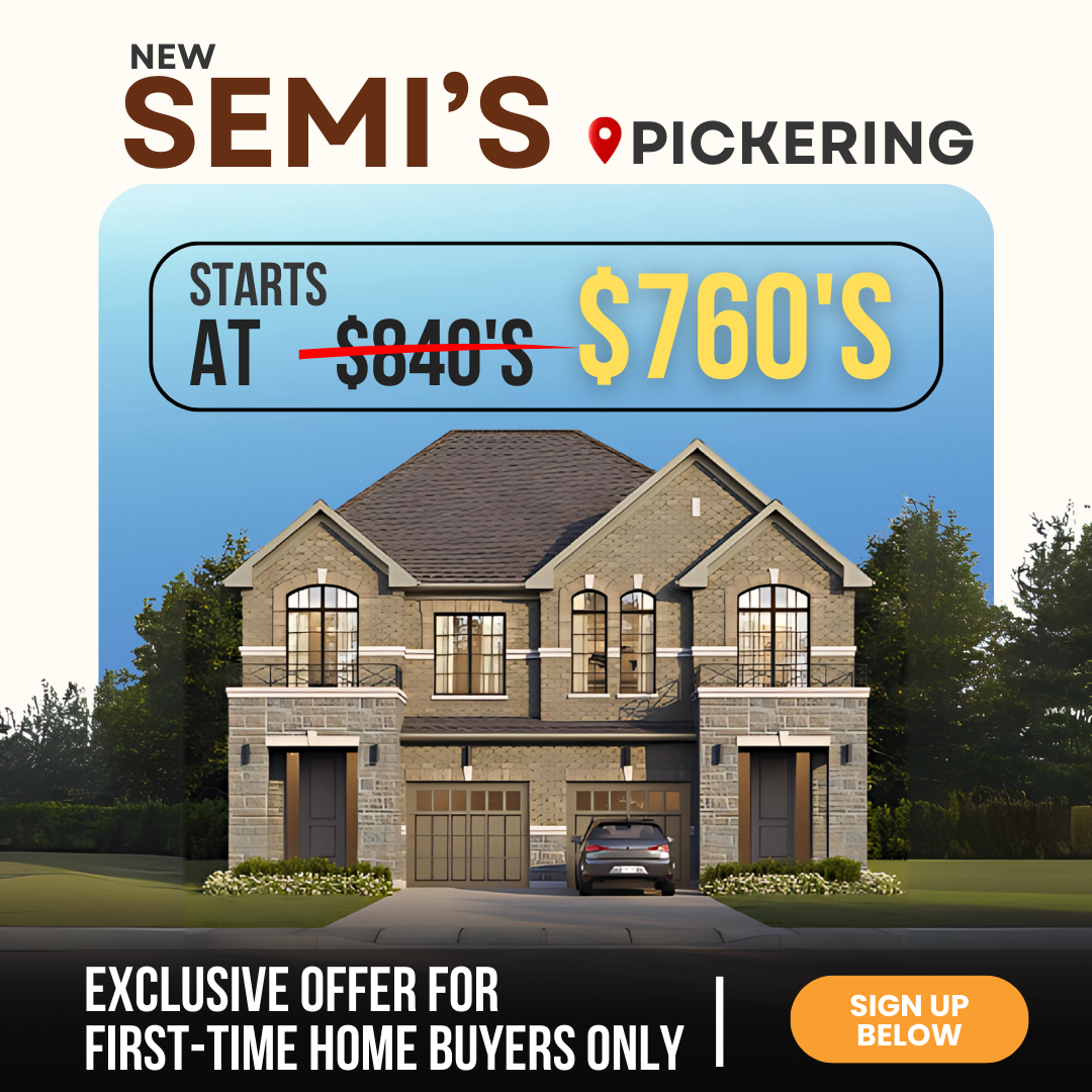 Get Home Realty Facebook ad: Pickering Semis from the $760’s!
