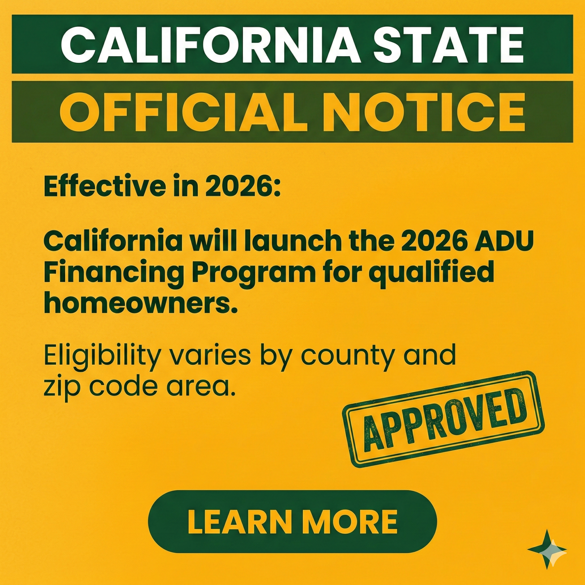 Homeowner Support Program Facebook ad: Find Out If You Qualify - Enter Zipcode