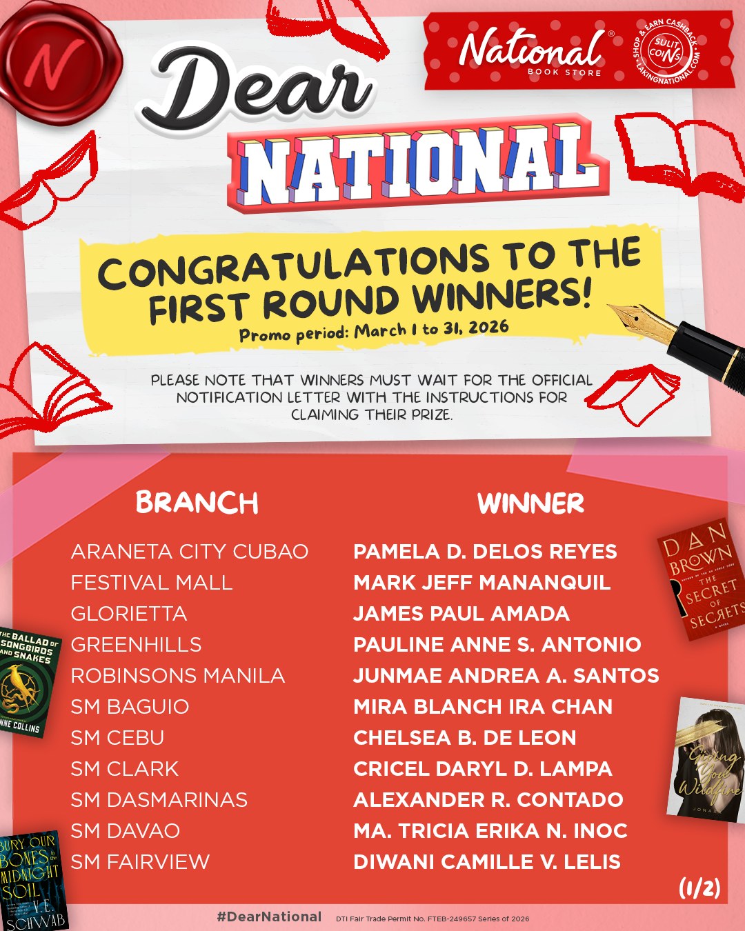 National Book Store Facebook ad
