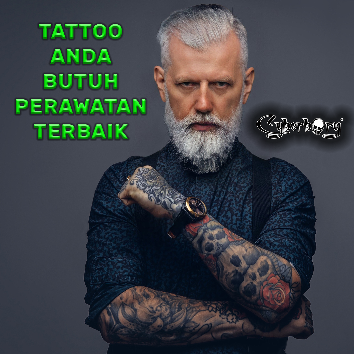 Cyberborg Indonesia Facebook ad: Produk Perawatan Tattoo Terbaik | Aman Untuk Tattoo…