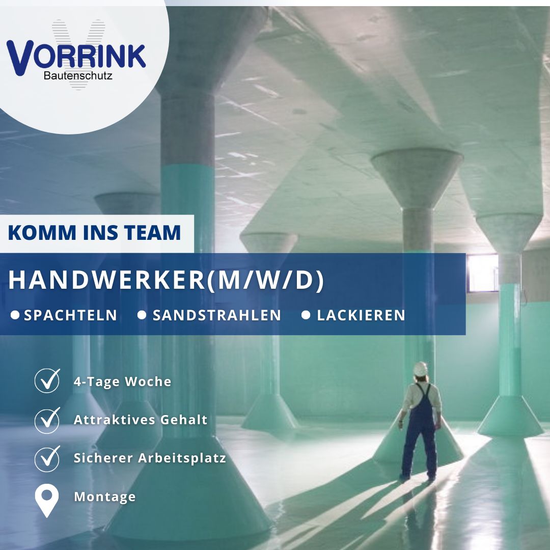 Vorrink Bautenschutz Facebook ad: BOCK AUF WAS NEUES?