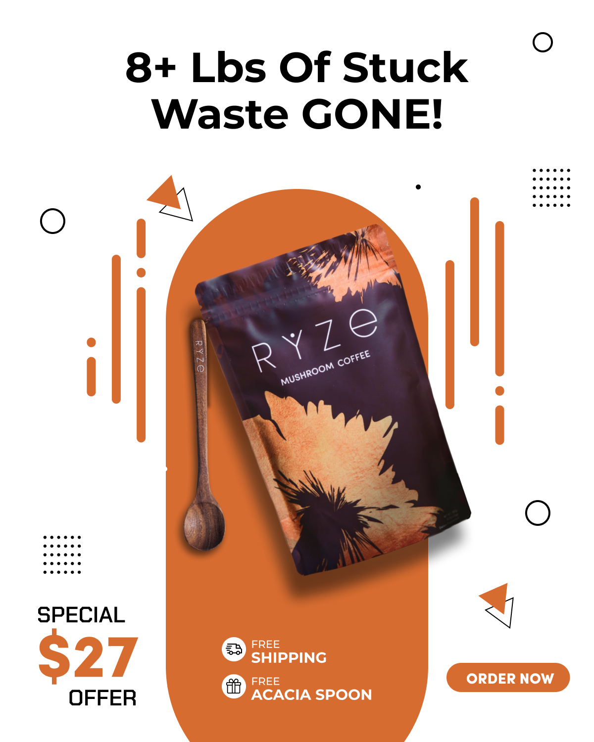 RYZE Superfoods Facebook ad