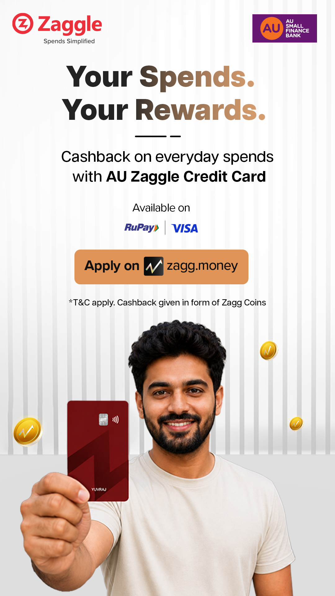 Zagg money Facebook ad: Earn Cashback Every Month