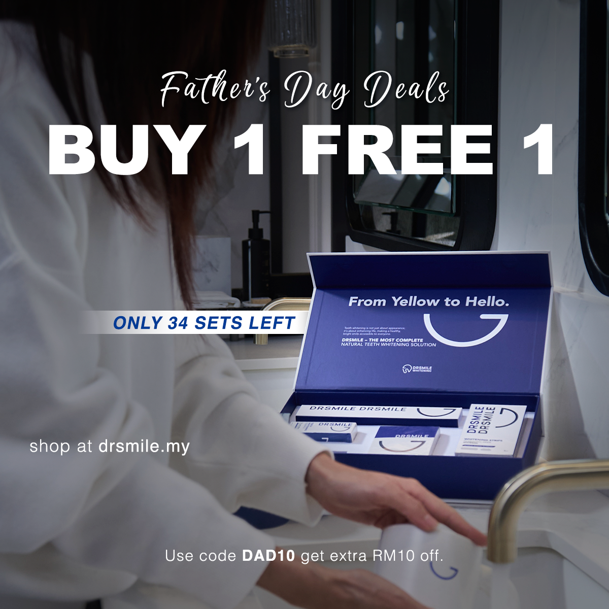 Dr Smile Whitening Solution Facebook ad