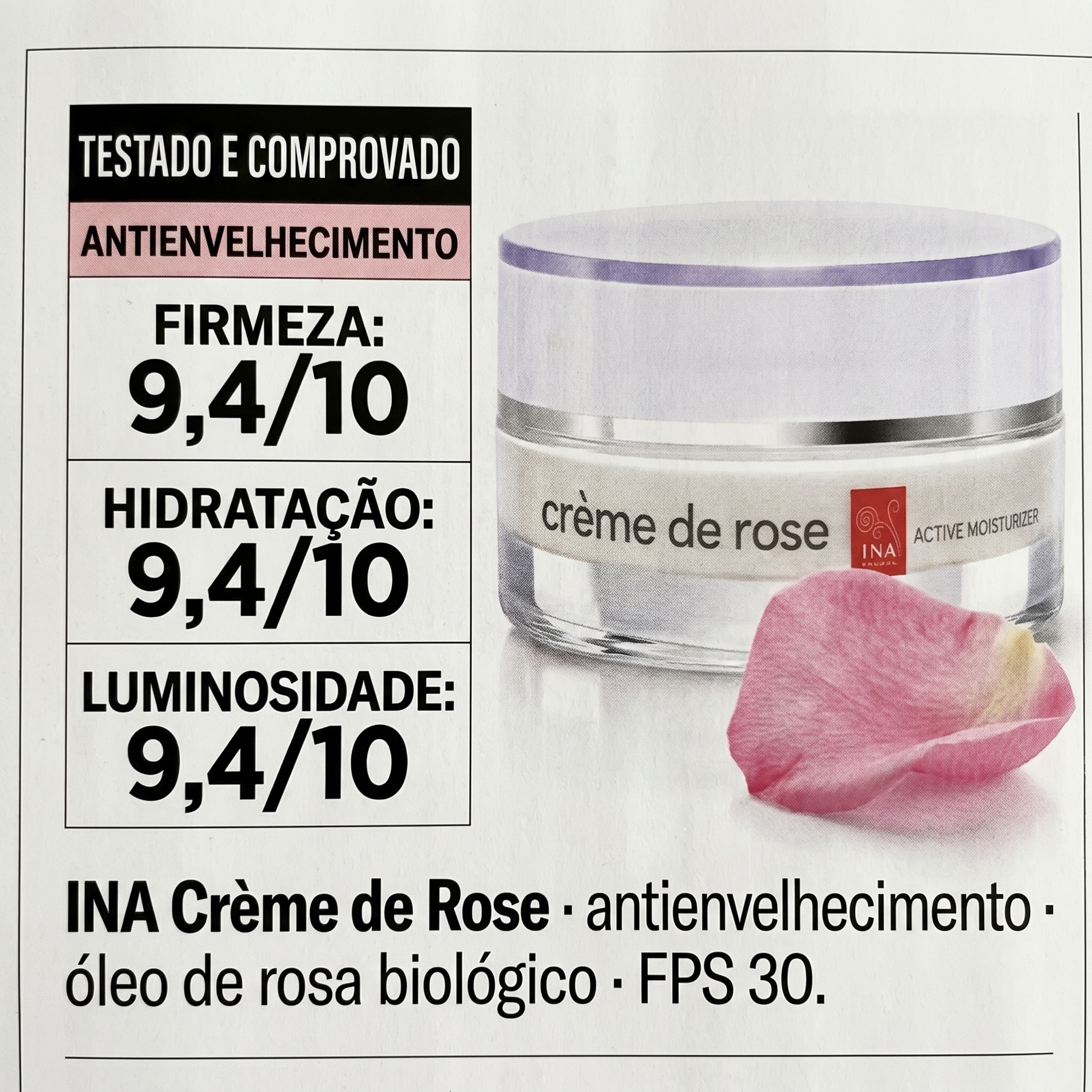 InaEssentials.PT - Cosméticos Orgânicos Familiares Facebook ad: Pele mais firme e luminosa logo de manhã