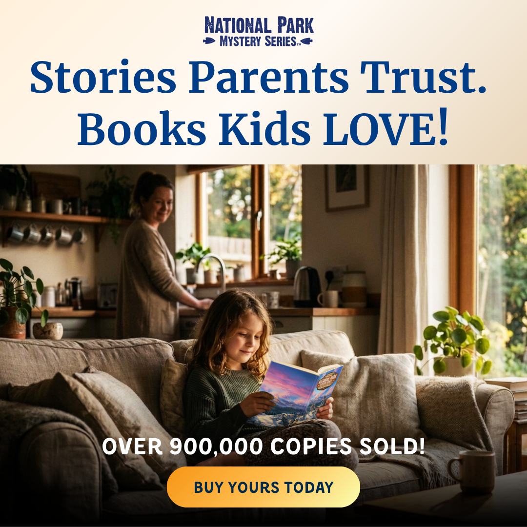 National Park Mystery Series Facebook ad