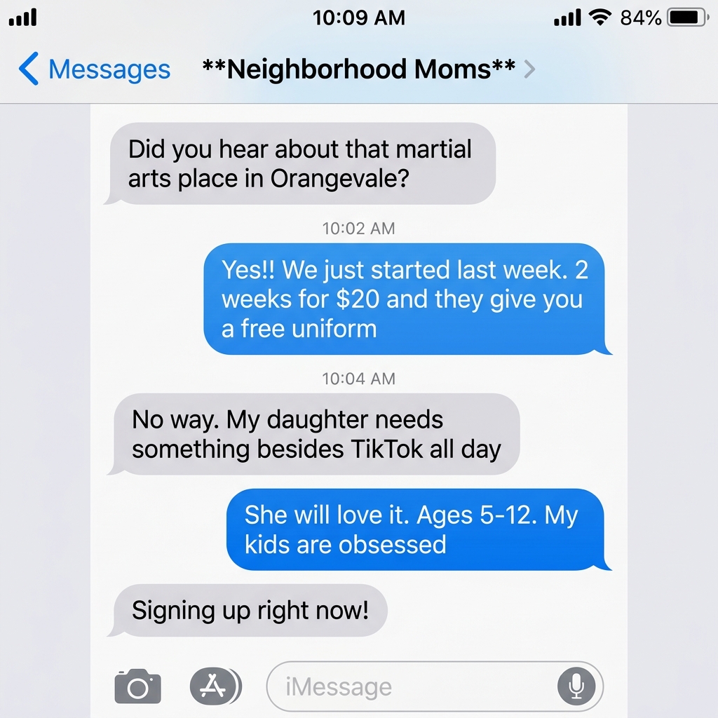 Orangevale Academy - Family Taekwondo Facebook ad