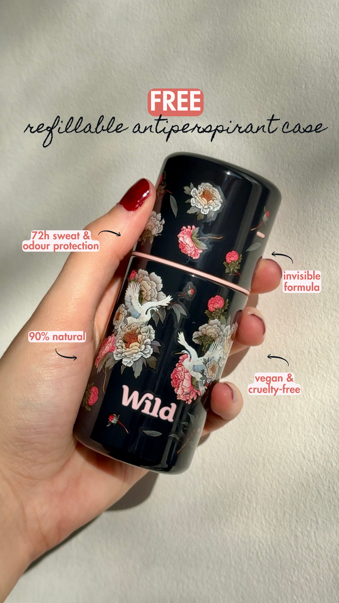 Wild Facebook ad: Elevate your everyday with Midnight Bloom