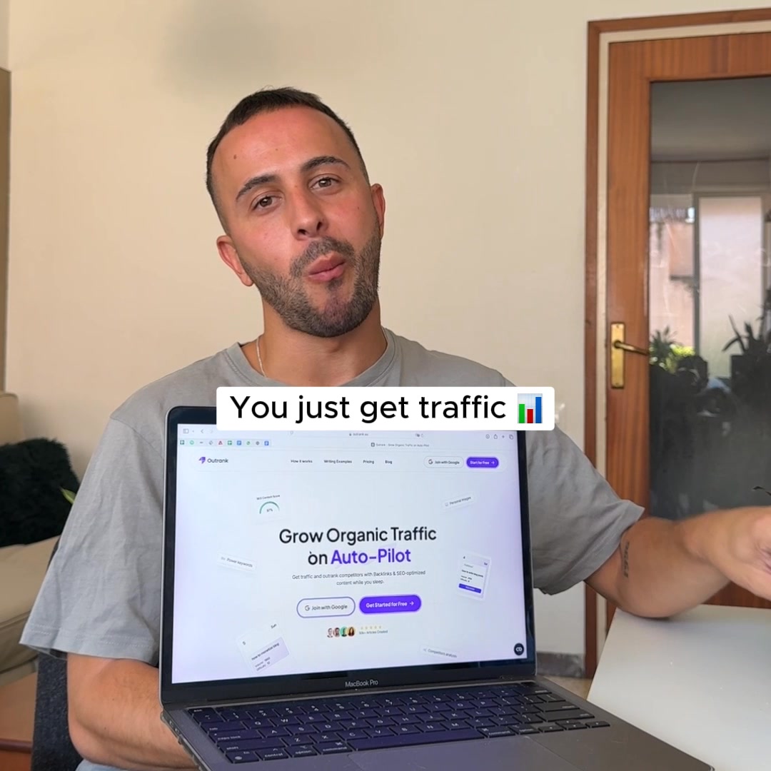 Outrank.so Facebook ad: Outrank Your Competition Today
