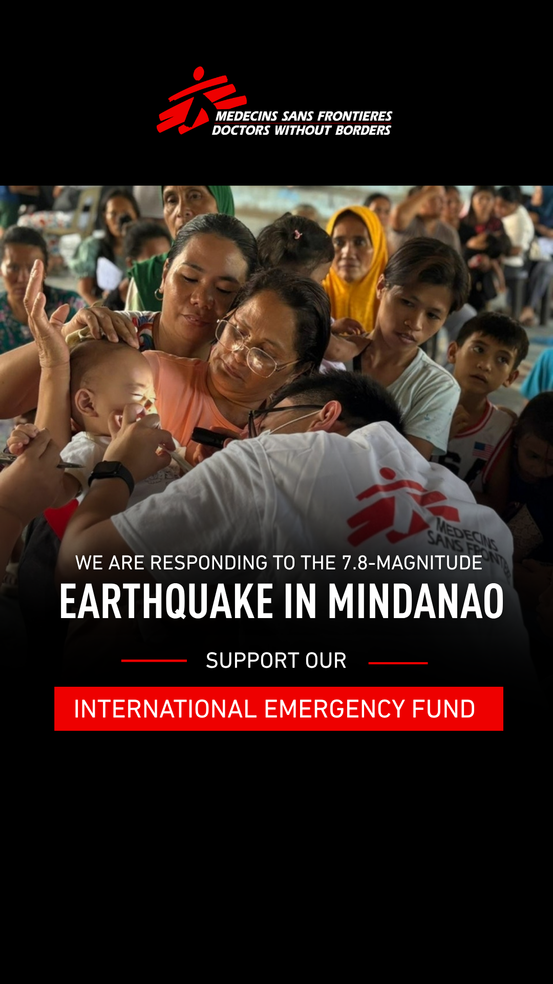 Doctors Without Borders / Médecins Sans Frontières (MSF) Facebook ad