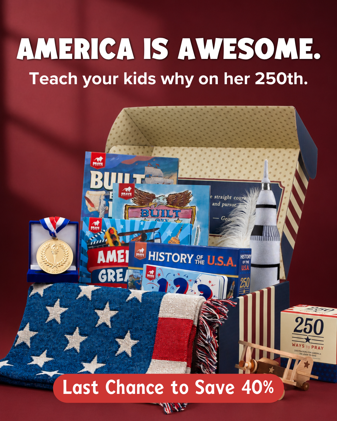 BRAVE Books Facebook ad