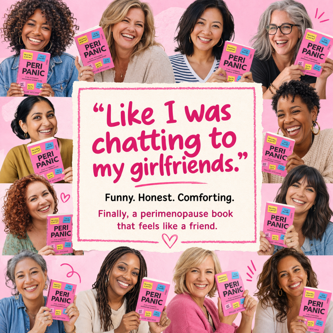 PeriPanic Facebook ad: A Must-Have Perimenopause Read