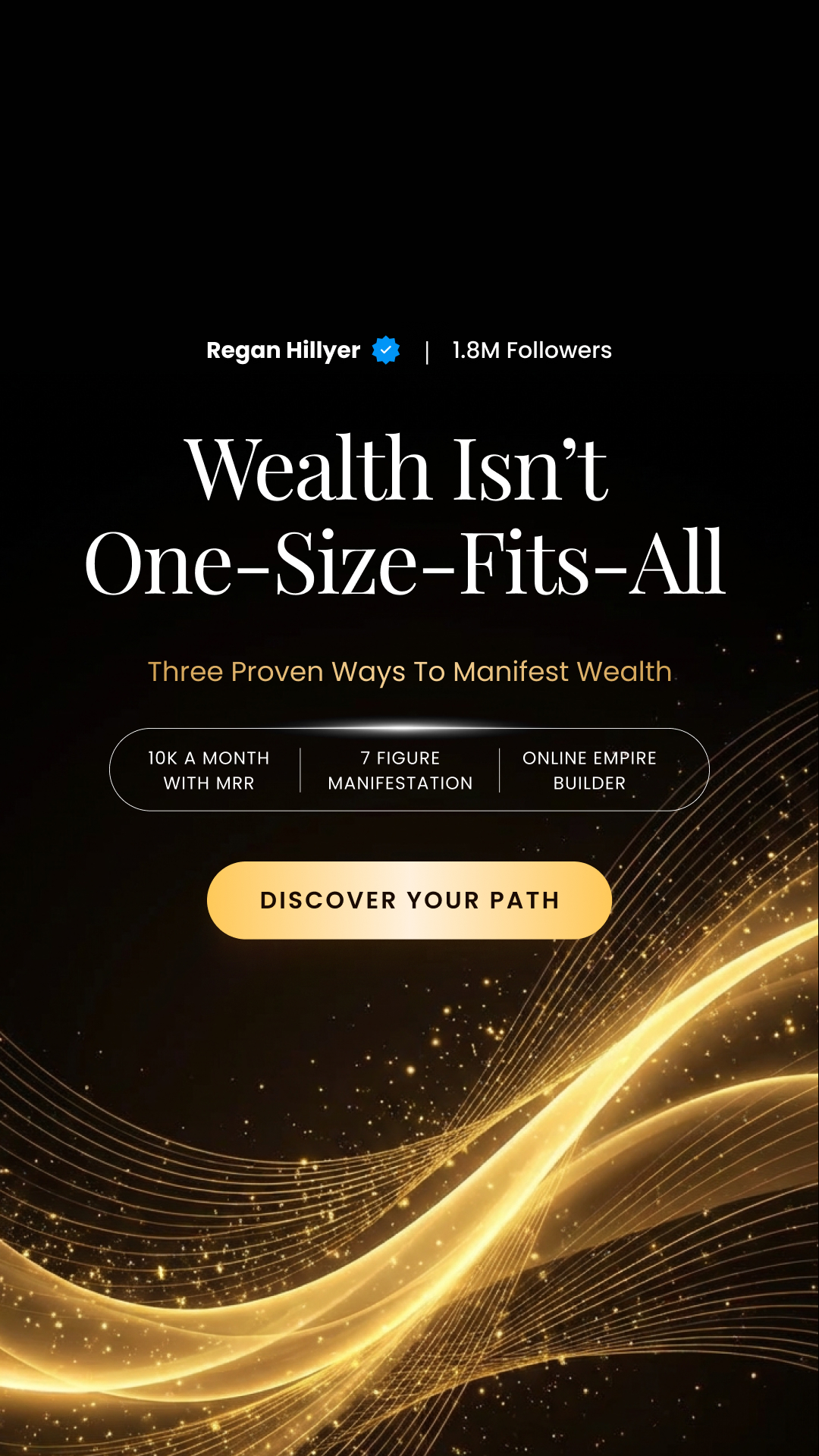 Regan Hillyer Facebook ad