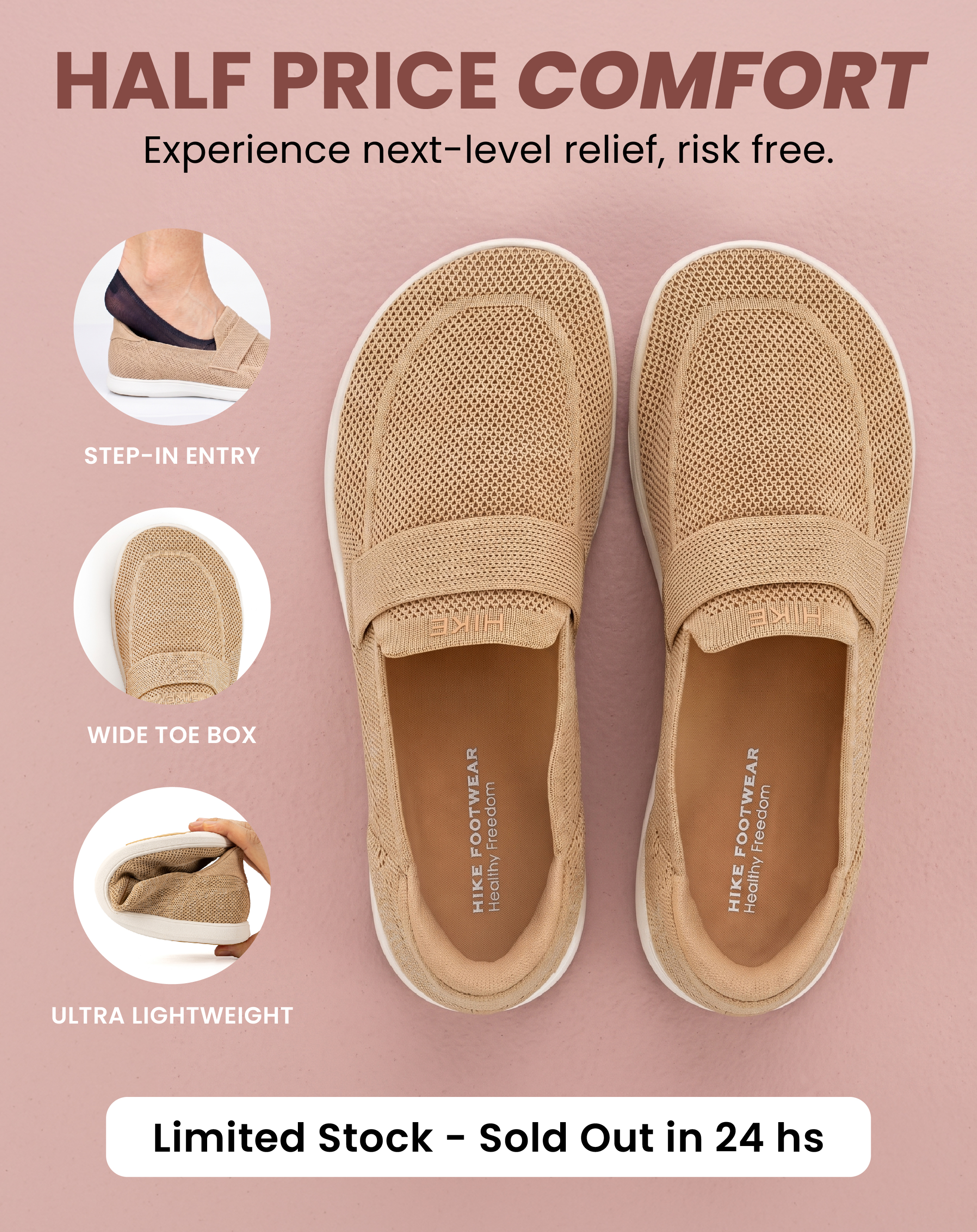 HIKE Footwear Facebook ad