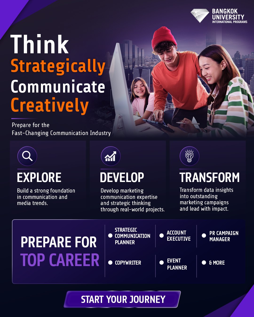 Bangkok University International Facebook ad