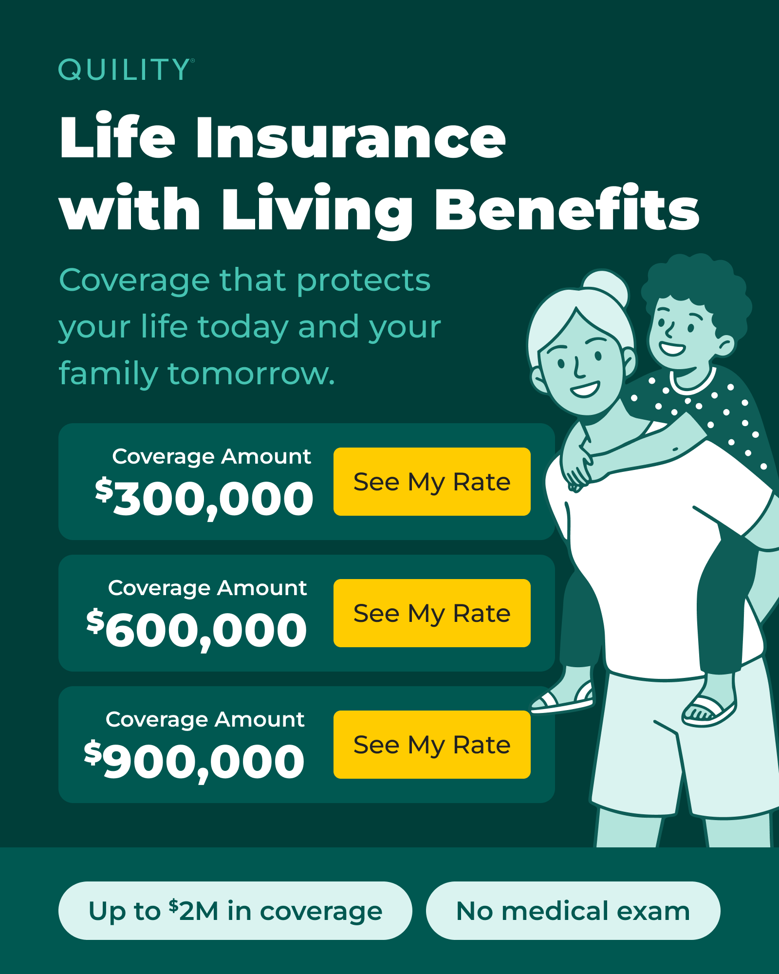 Quility Insurance Facebook ad