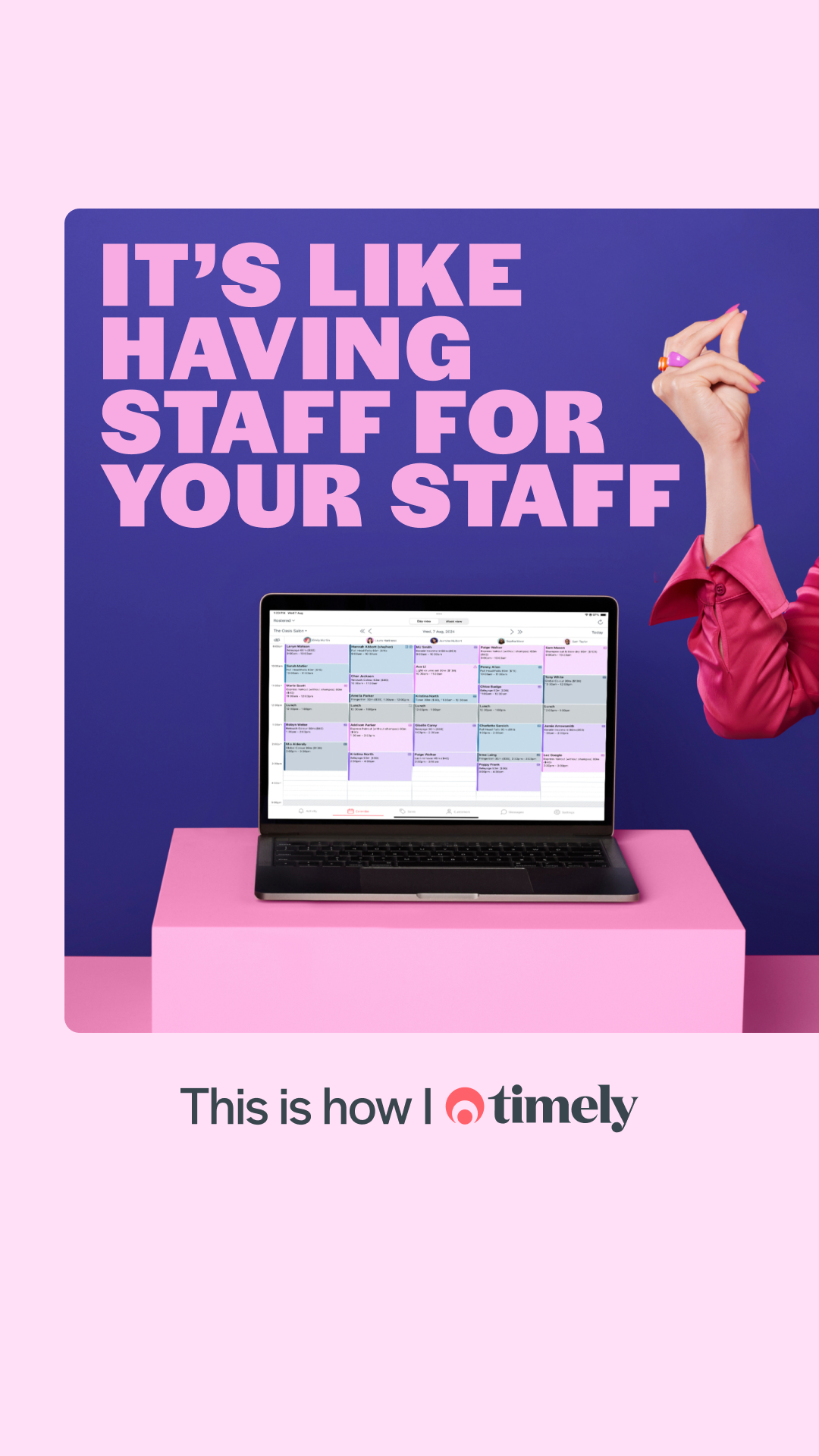 Timely Appointment Software Facebook ad