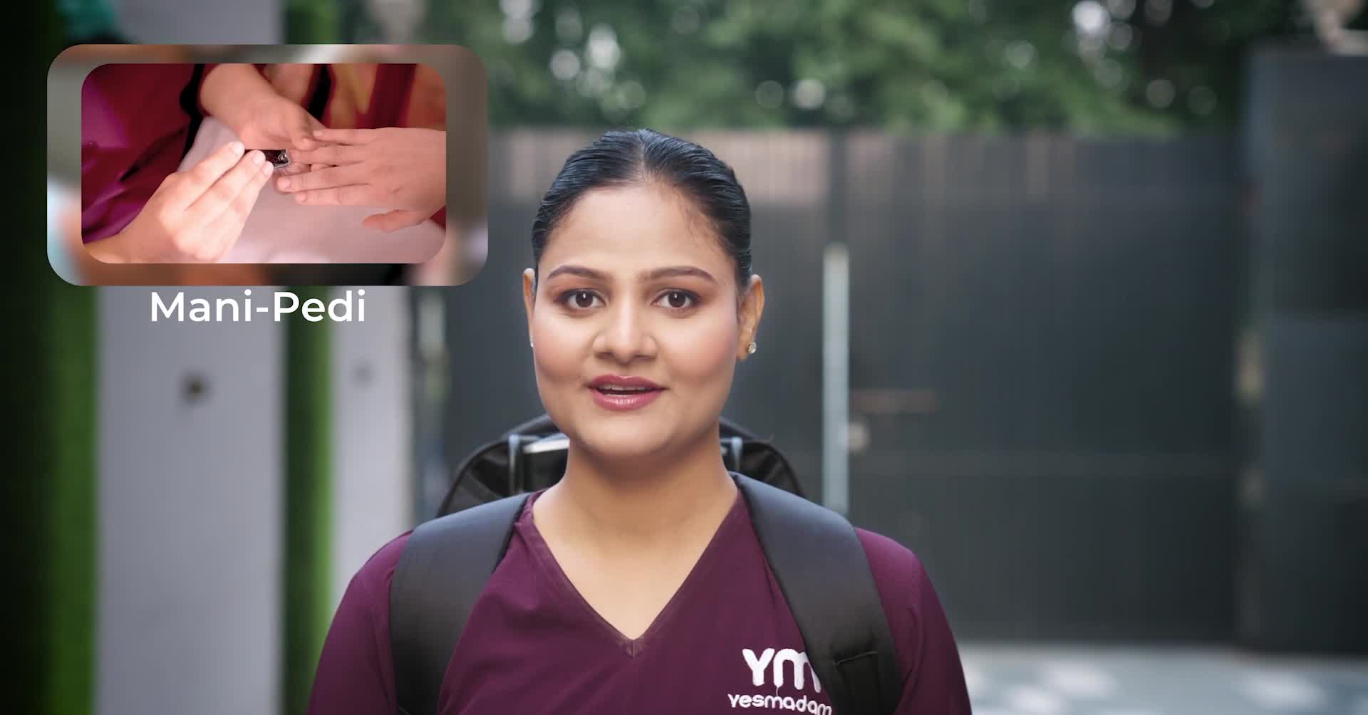 Yes Madam - Salon Services Facebook ad from Aug 29, 2026