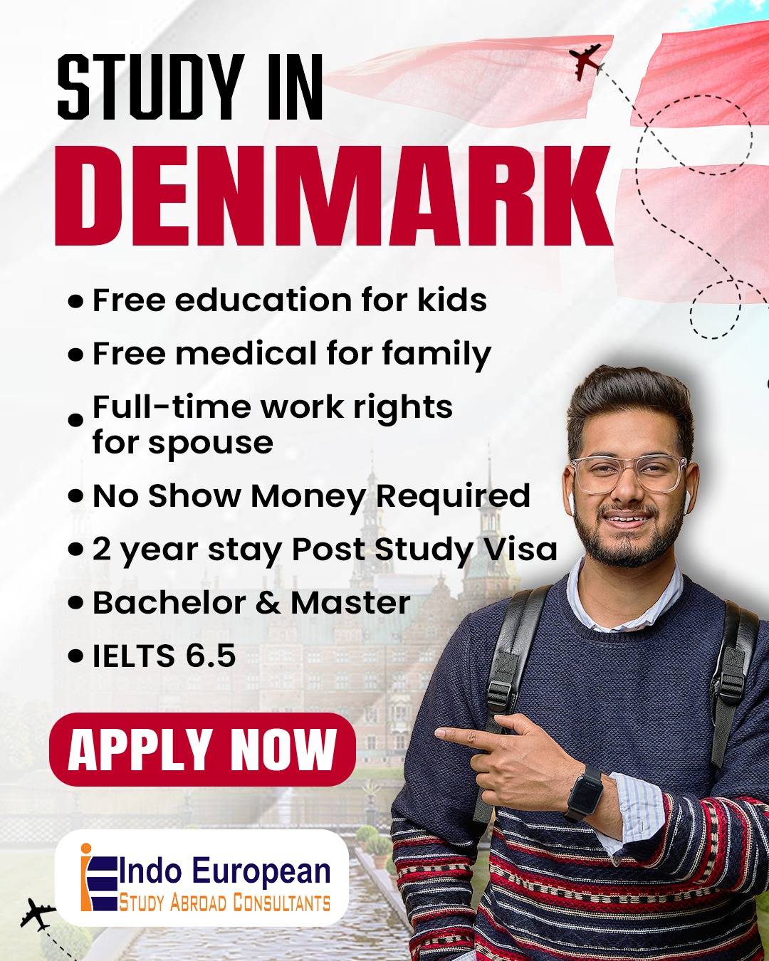 Indo European - Study Abroad Consultants Facebook ad