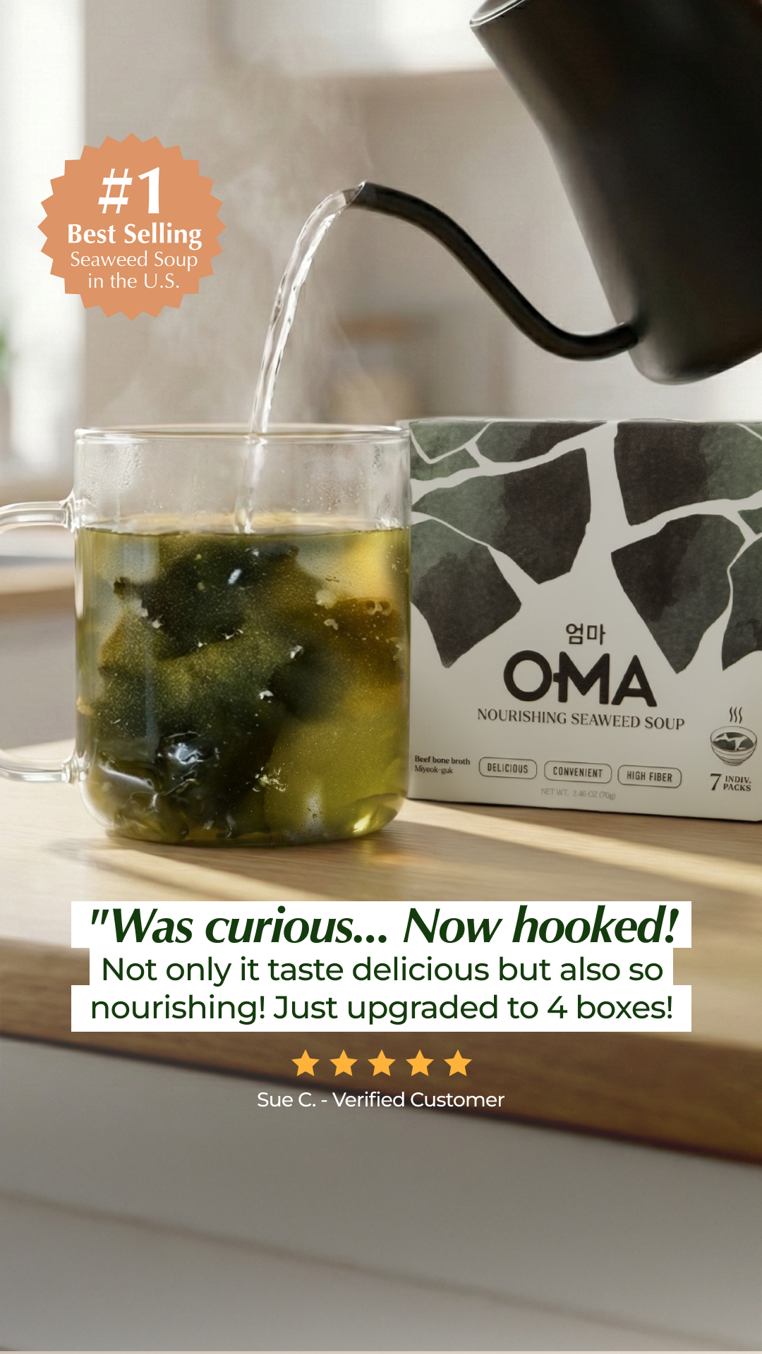 OMA Natural Food Facebook ad