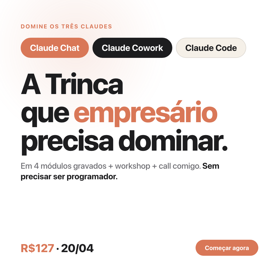 Lucas Lc Facebook ad: Você já sabe usar IA para pedir ideia…