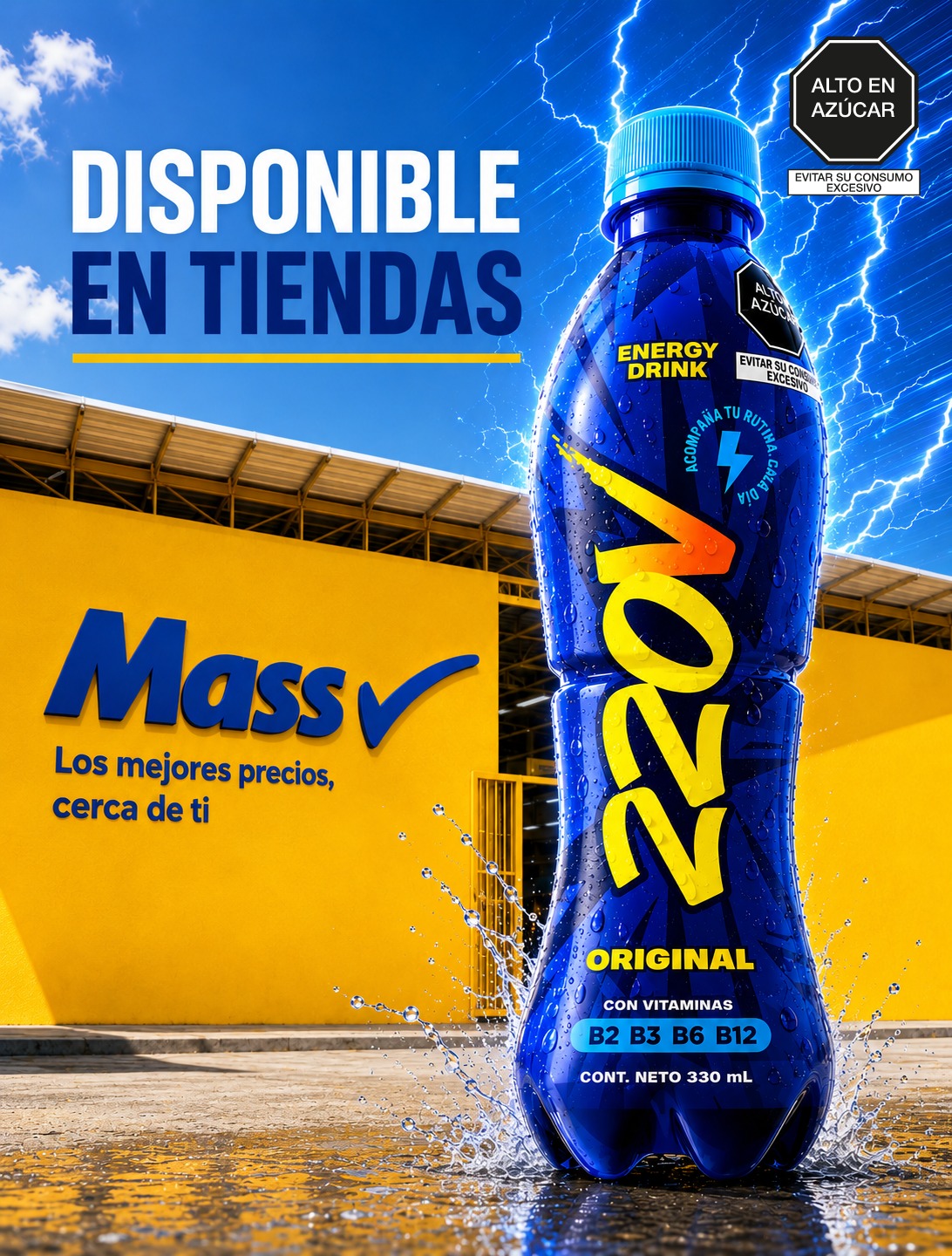 220V Facebook ad: ¡Buenas noticias! 